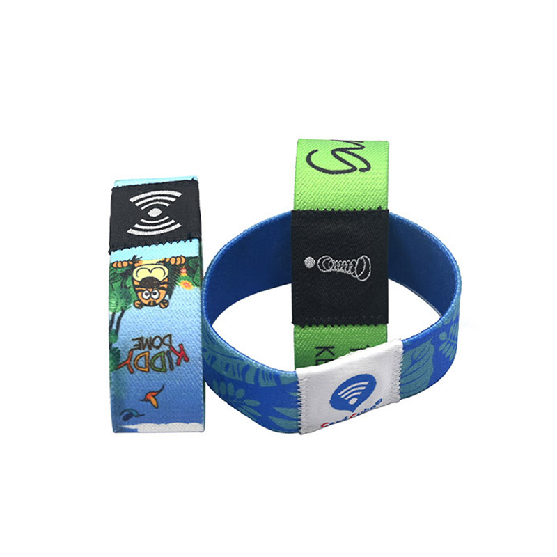 RFID松緊腕帶聚會派對松緊腕帶NFC松緊手環(huán)定做廠家