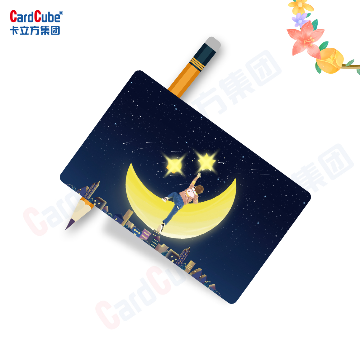 NFC燈卡NFC感應發(fā)光PVC燈卡3