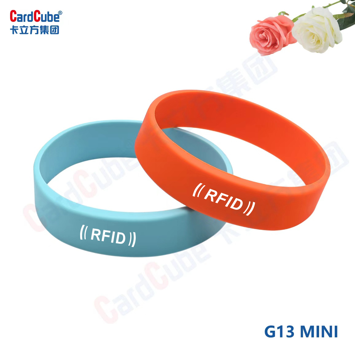 卡立方集團(tuán)G13mini超薄硅膠腕帶手環(huán) 超薄設(shè)計引領(lǐng)RFID腕帶新潮流